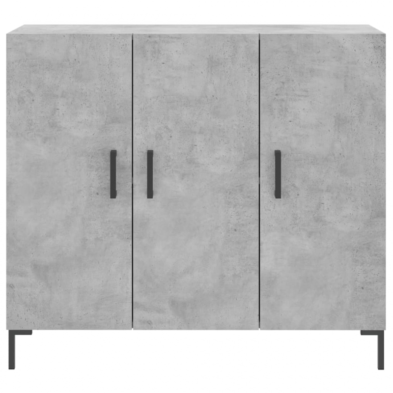 Sideboard Betongrau 90x34x80 cm Holzwerkstoff