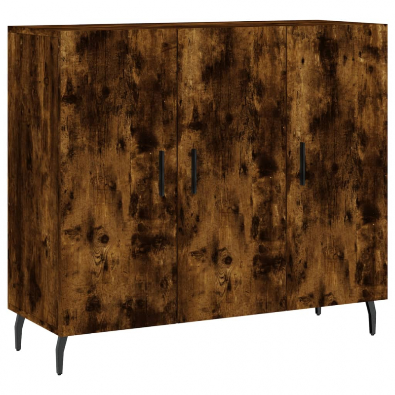 Sideboard Räuchereiche 90x34x80 cm Holzwerkstoff