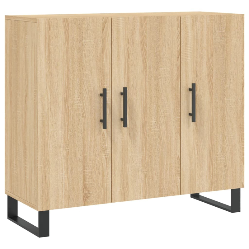 Sideboard Sonoma-Eiche 90x34x80 cm Holzwerkstoff