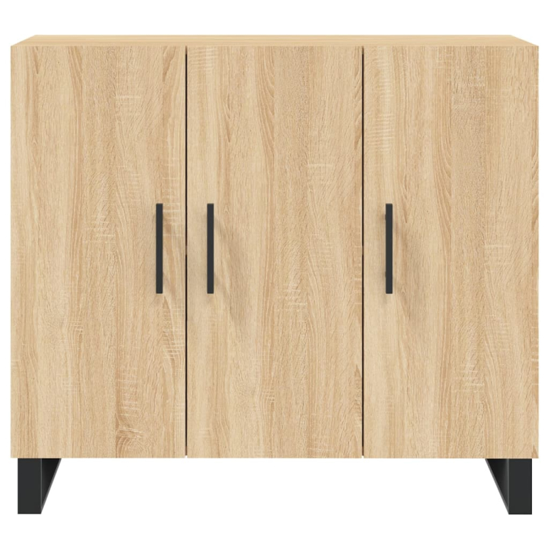 Sideboard Sonoma-Eiche 90x34x80 cm Holzwerkstoff