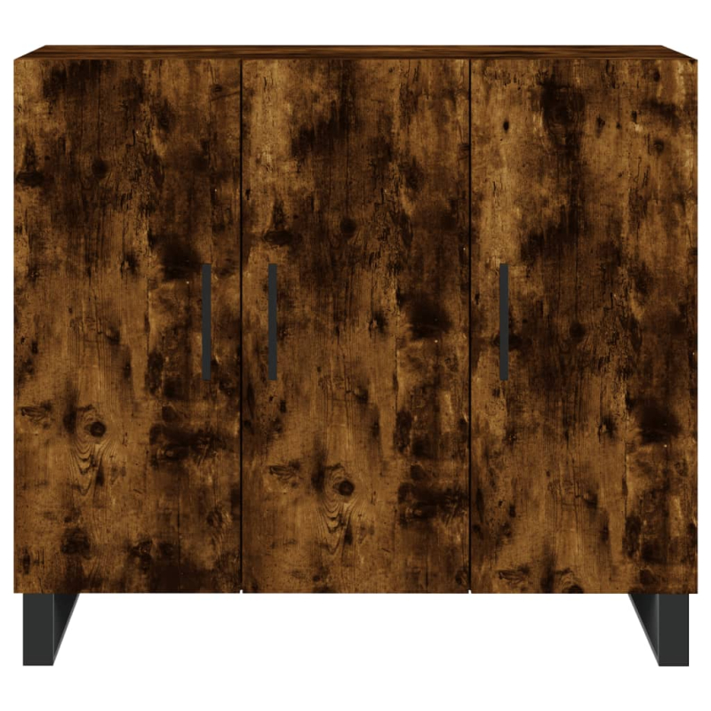Sideboard Räuchereiche 90x34x80 cm Holzwerkstoff