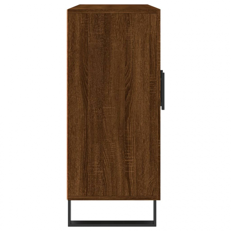 Sideboard Braun Eichen-Optik 90x34x80 cm Holzwerkstoff