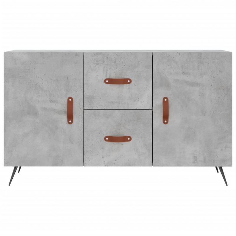 Sideboard Betongrau 100x36x60 cm Holzwerkstoff
