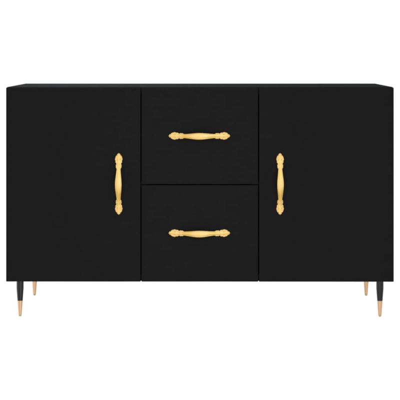 Sideboard Schwarz 100x36x60 cm Holzwerkstoff