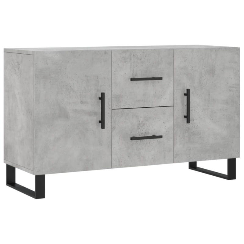 Sideboard Betongrau 100x36x60 cm Holzwerkstoff