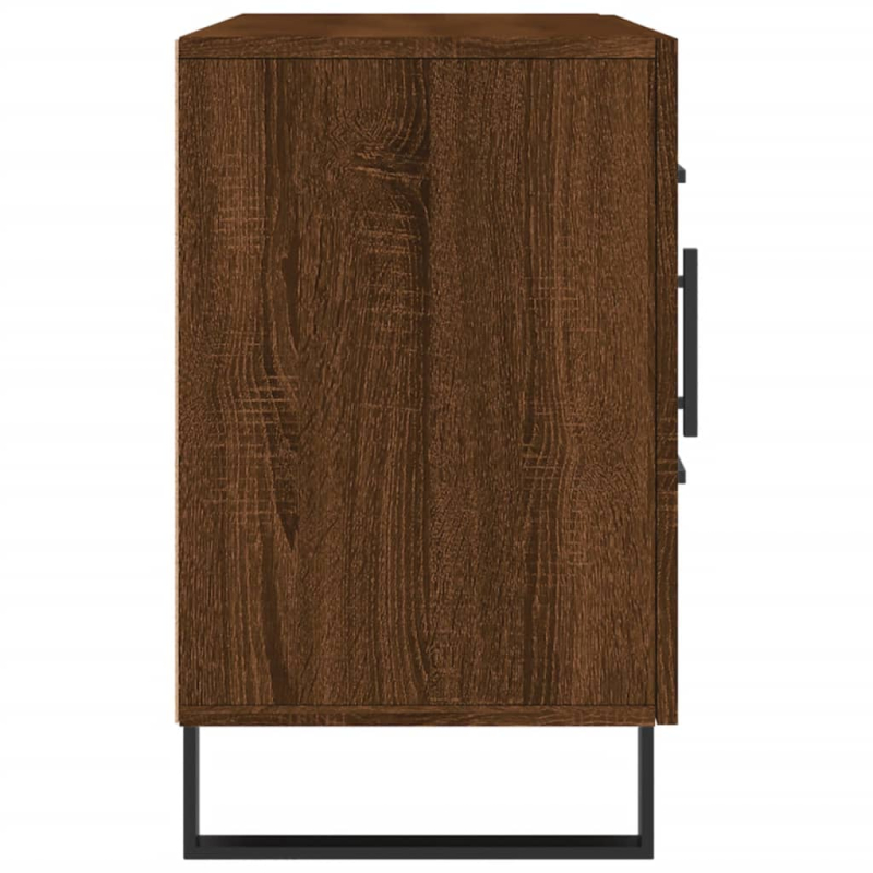 Sideboard Braun Eichen-Optik 100x36x60 cm Holzwerkstoff