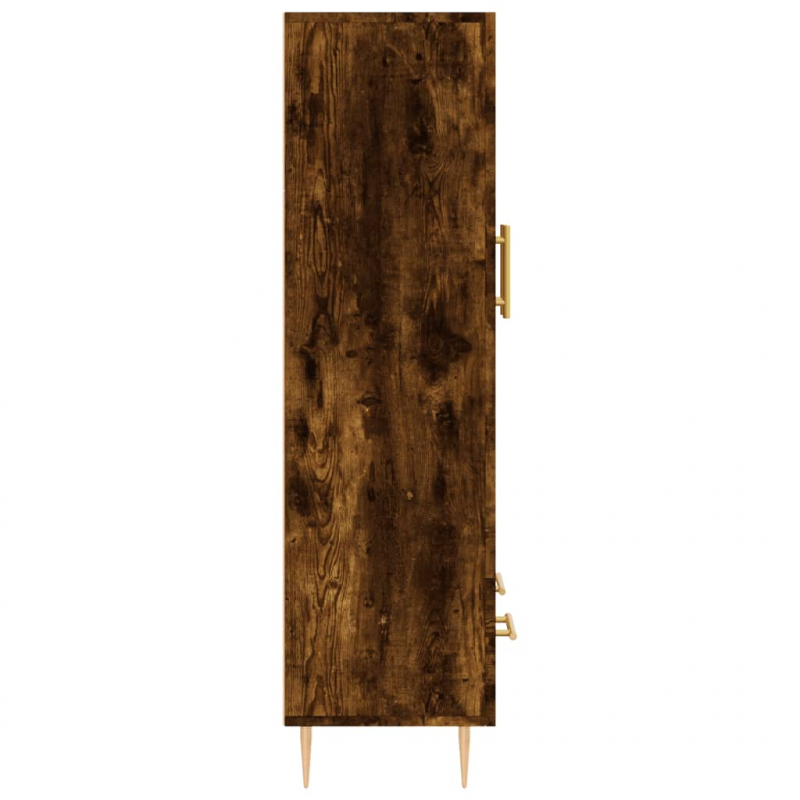 Highboard Räuchereiche 69,5x31x115 cm Holzwerkstoff