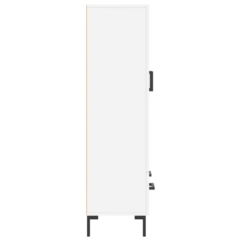 Highboard Weiß 69,5x31x115 cm Holzwerkstoff