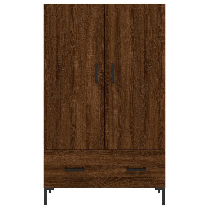 Highboard Braun Eichen-Optik 69,5x31x115 cm Holzwerkstoff