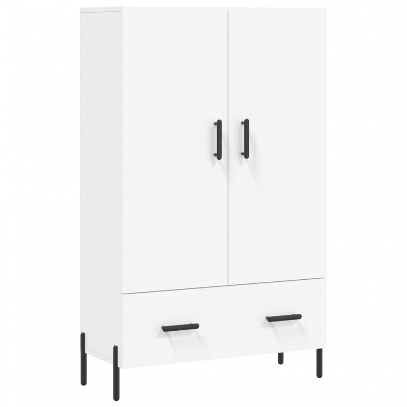 Highboard Weiß 69,5x31x115 cm Holzwerkstoff