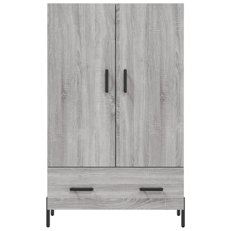 Highboard Grau Sonoma 69,5x31x115 cm Holzwerkstoff