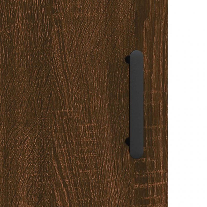 Highboard Braun Eichen-Optik 69,5x31x115 cm Holzwerkstoff