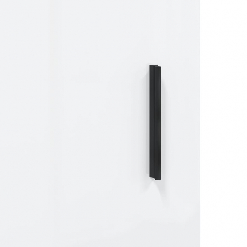 Highboard Hochglanz-Weiß 69,5x31x115 cm Holzwerkstoff