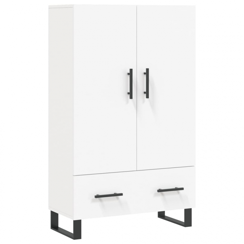 Highboard Weiß 69,5x31x115 cm Holzwerkstoff