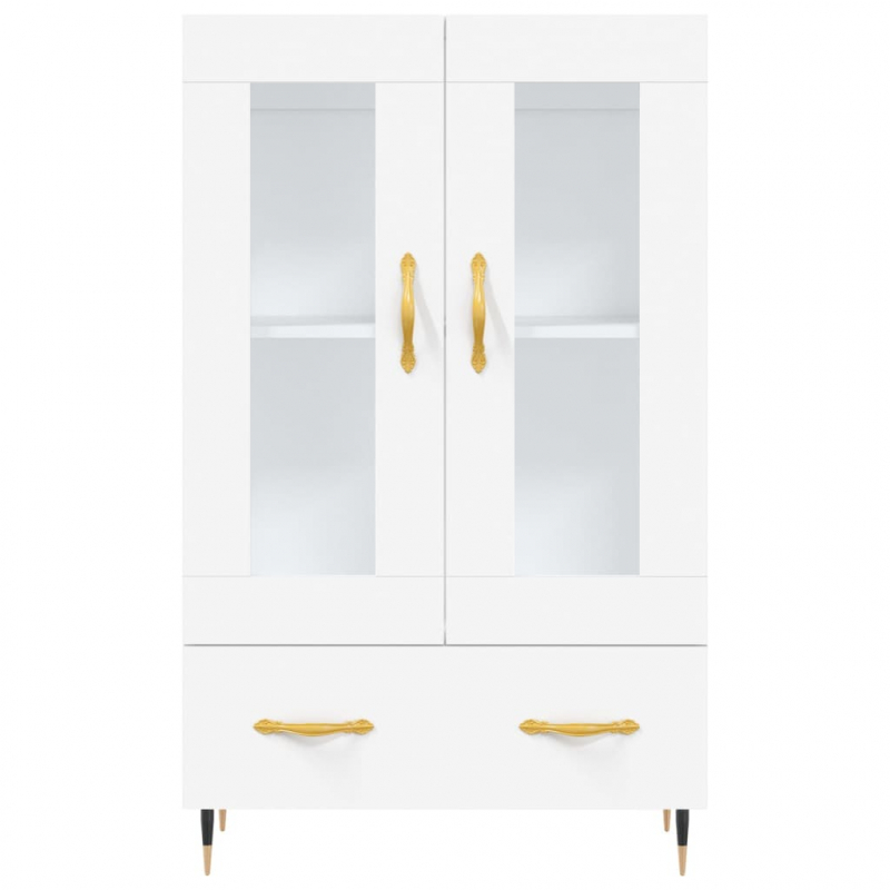 Highboard Weiß 69,5x31x115 cm Holzwerkstoff