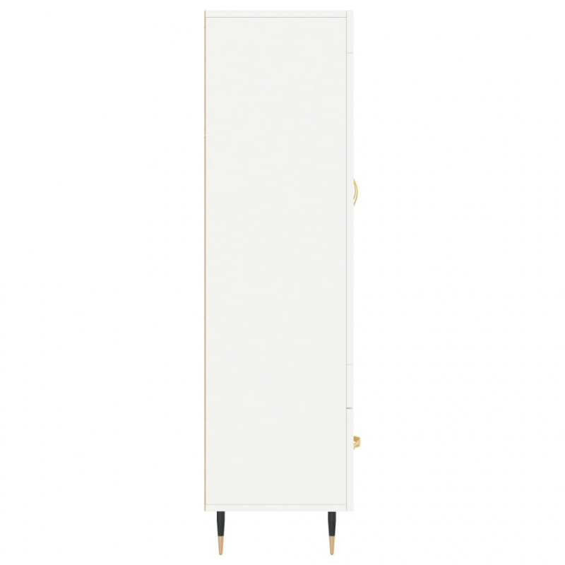 Highboard Weiß 69,5x31x115 cm Holzwerkstoff
