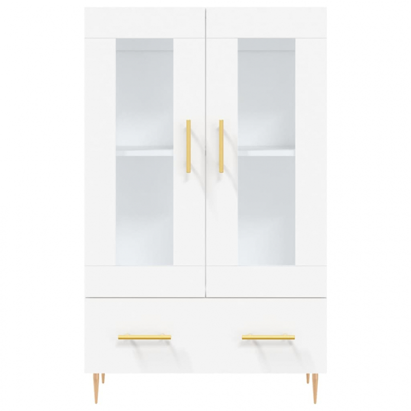 Highboard Weiß 69,5x31x115 cm Holzwerkstoff