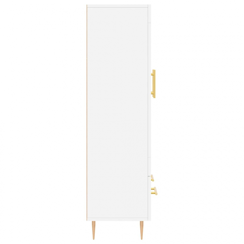 Highboard Weiß 69,5x31x115 cm Holzwerkstoff