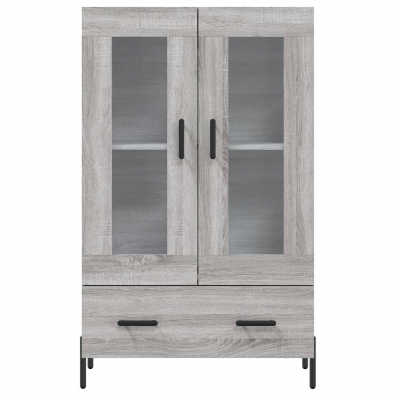 Highboard Grau Sonoma 69,5x31x115 cm Holzwerkstoff