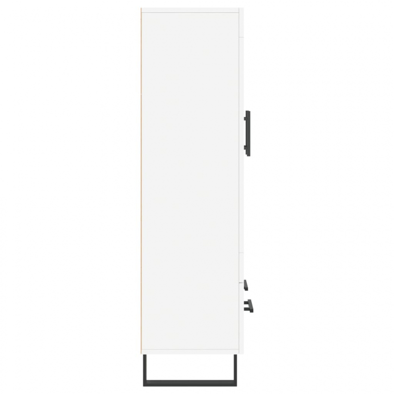 Highboard Weiß 69,5x31x115 cm Holzwerkstoff