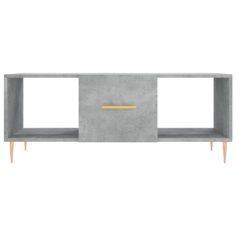 Couchtisch Betongrau 102x50x40 cm Holzwerkstoff