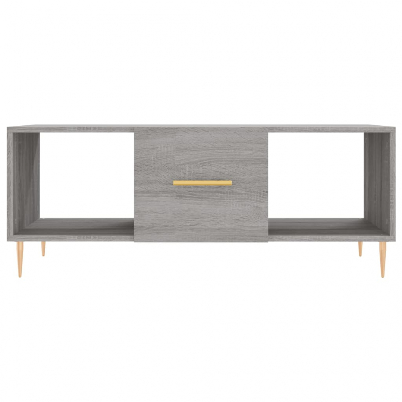 Couchtisch Grau Sonoma 102x50x40 cm Holzwerkstoff