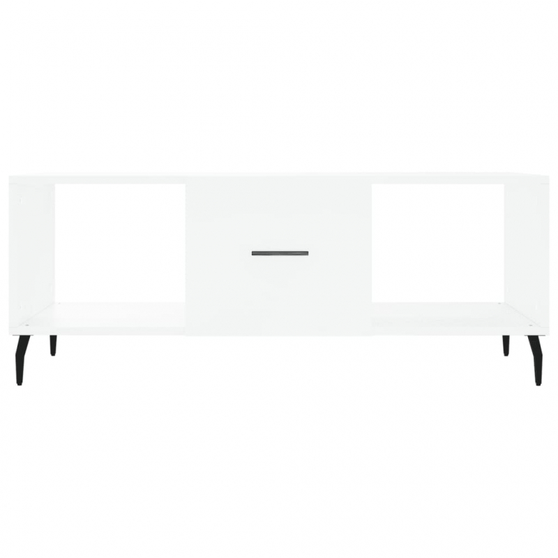 Couchtisch Weiß 102x50x40 cm Holzwerkstoff