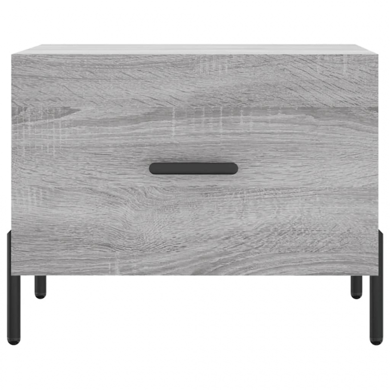 Couchtisch Grau Sonoma 50x50x40 cm Holzwerkstoff