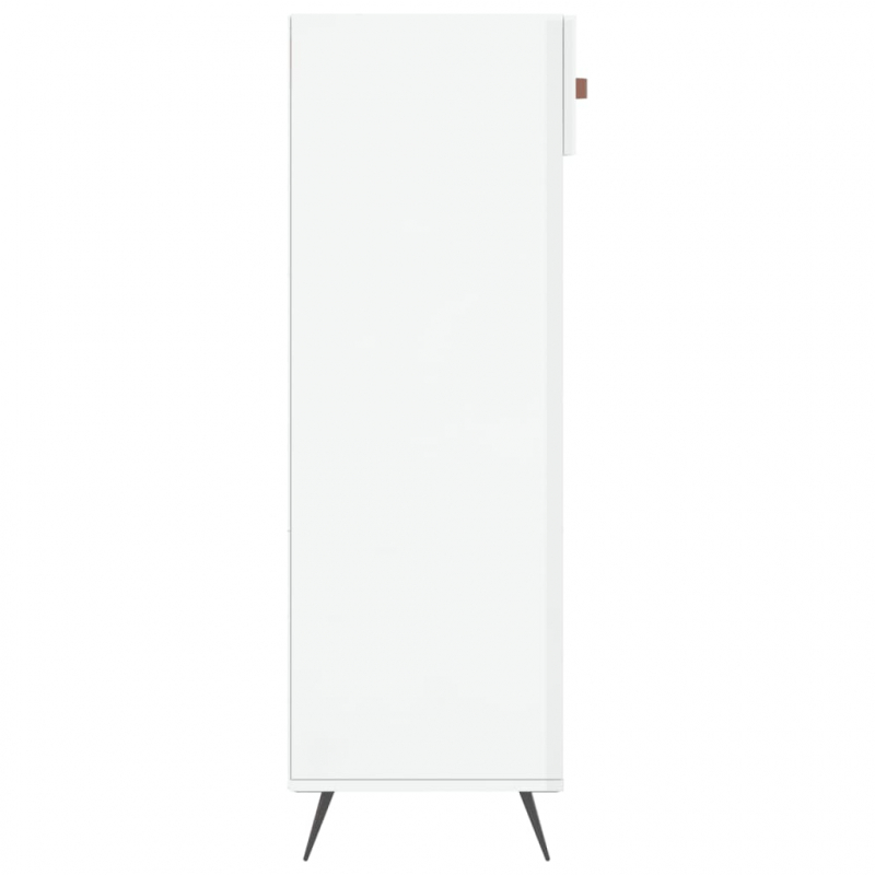 Schuhschrank Hochglanz-Weiß 60x35x105 cm Holzwerkstoff