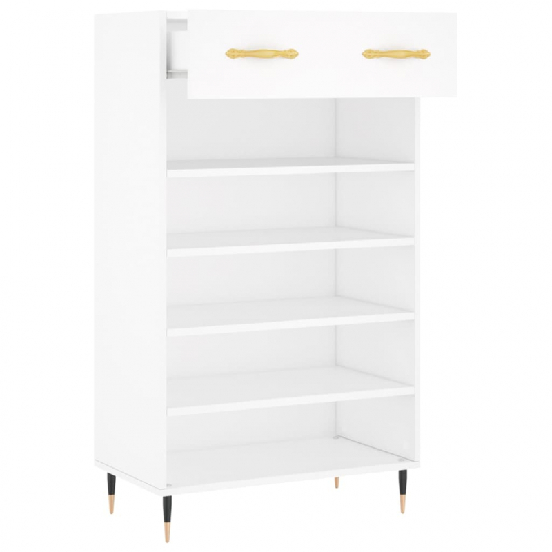 Schuhschrank Weiß 60x35x105 cm Holzwerkstoff