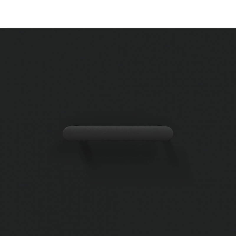 Schuhschrank Schwarz 30x35x105 cm Holzwerkstoff