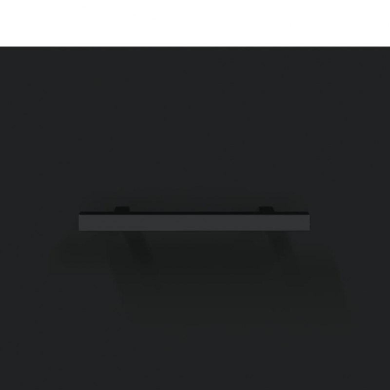 Schuhschrank Schwarz 30x35x105 cm Holzwerkstoff