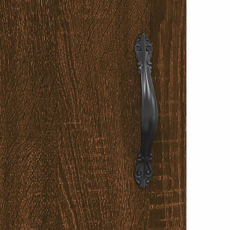 Highboard Braun Eichen-Optik 69,5x31x115 cm Holzwerkstoff