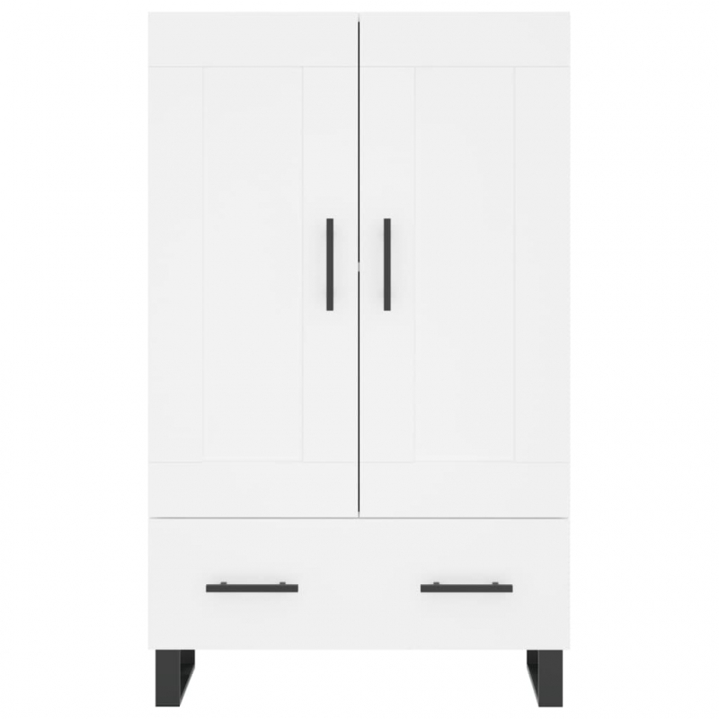 Highboard Weiß 69,5x31x115 cm Holzwerkstoff