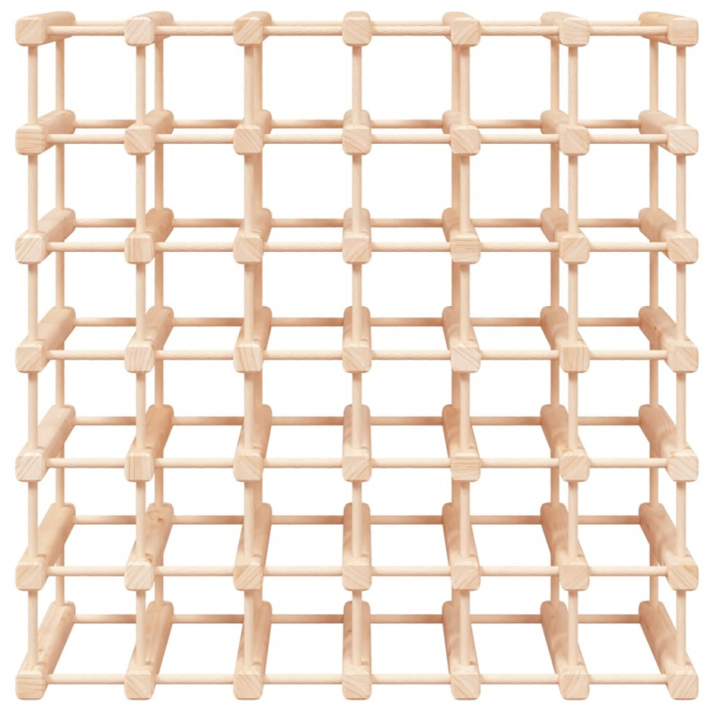 Weinregal für 42 Flaschen 68,5x23x68,5 cm Massivholz Kiefer