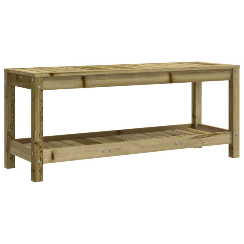Gartenbank 108x35x45 cm Imprägniertes Kiefernholz