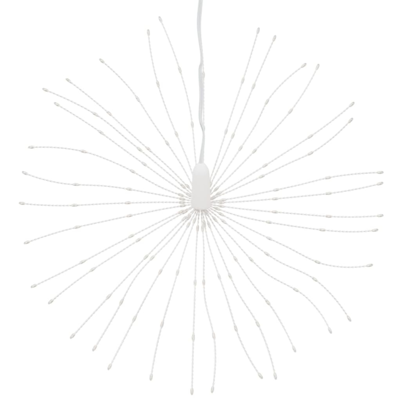 Weihnachtsbeleuchtung Feuerwerk 140 LEDs Kaltweiß 17 cm
