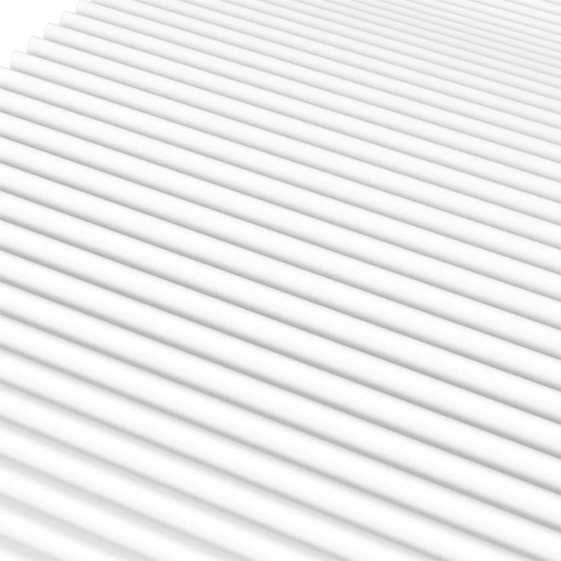 Schaumstoffmatratze Weiß 100x200 cm Härtegrad H2 H3