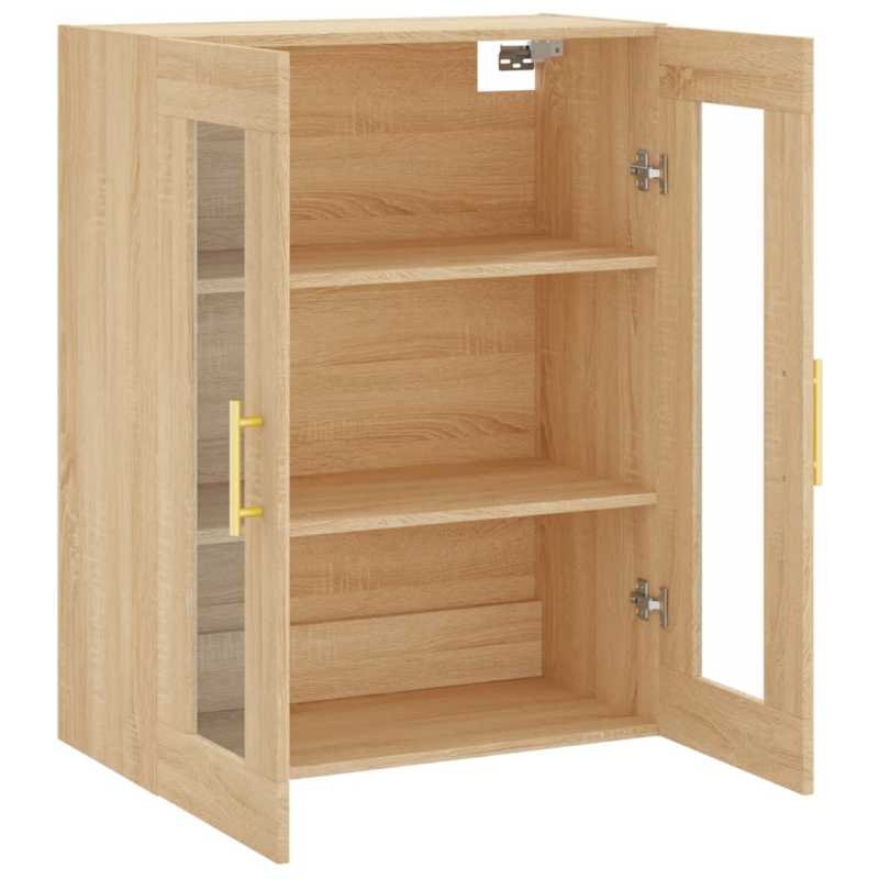 Wandschrank Sonoma-Eiche 69,5x34x90 cm