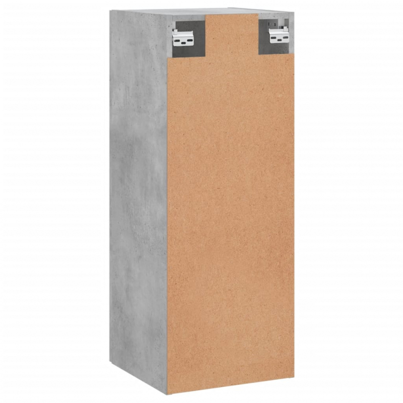 Wandschrank Betongrau 34,5x34x90 cm