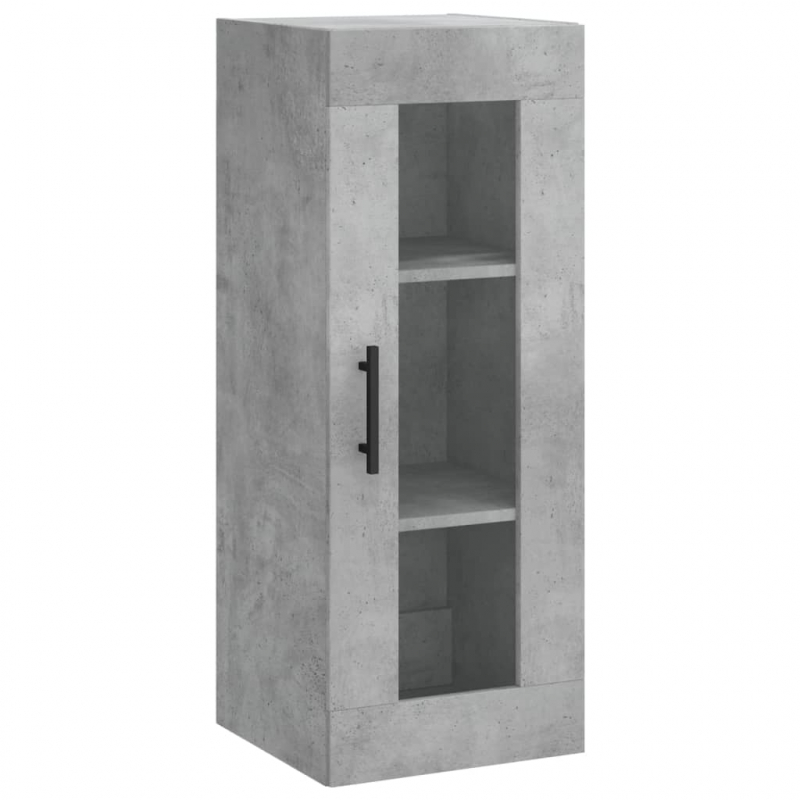 Wandschrank Betongrau 34,5x34x90 cm