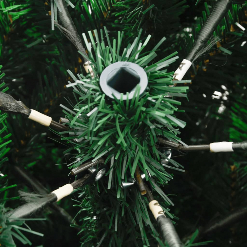 Künstlicher Weihnachtsbaum Klappbar mit Roten Beeren 210 cm