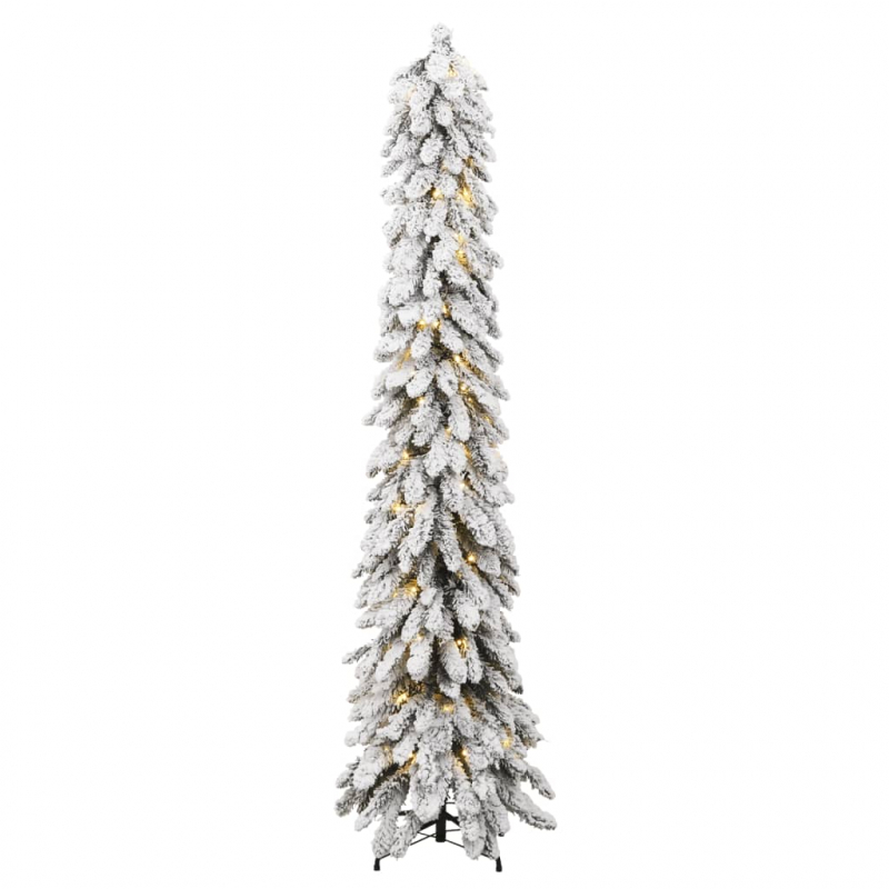 Künstlicher Weihnachtsbaum Beleuchtung & Schnee 130 LEDs 210 cm