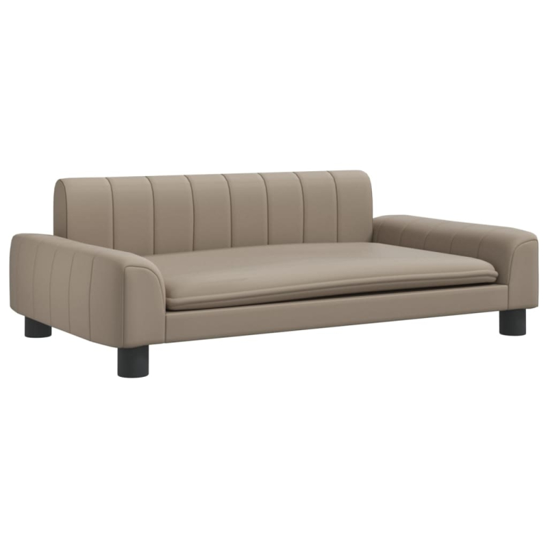 Kindersofa Cappuccino 90x53x30 cm Kunstleder