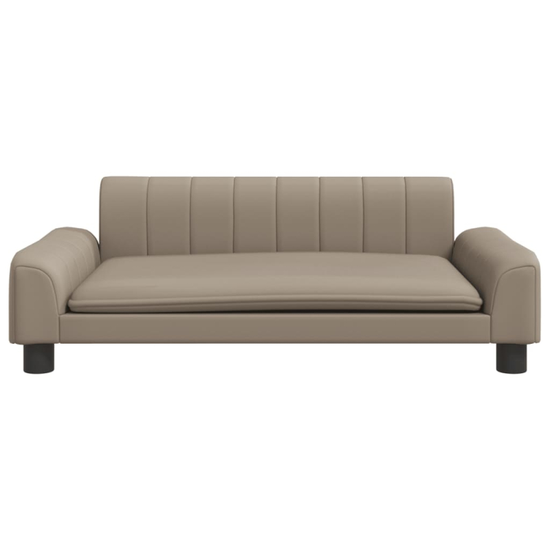 Kindersofa Cappuccino 90x53x30 cm Kunstleder