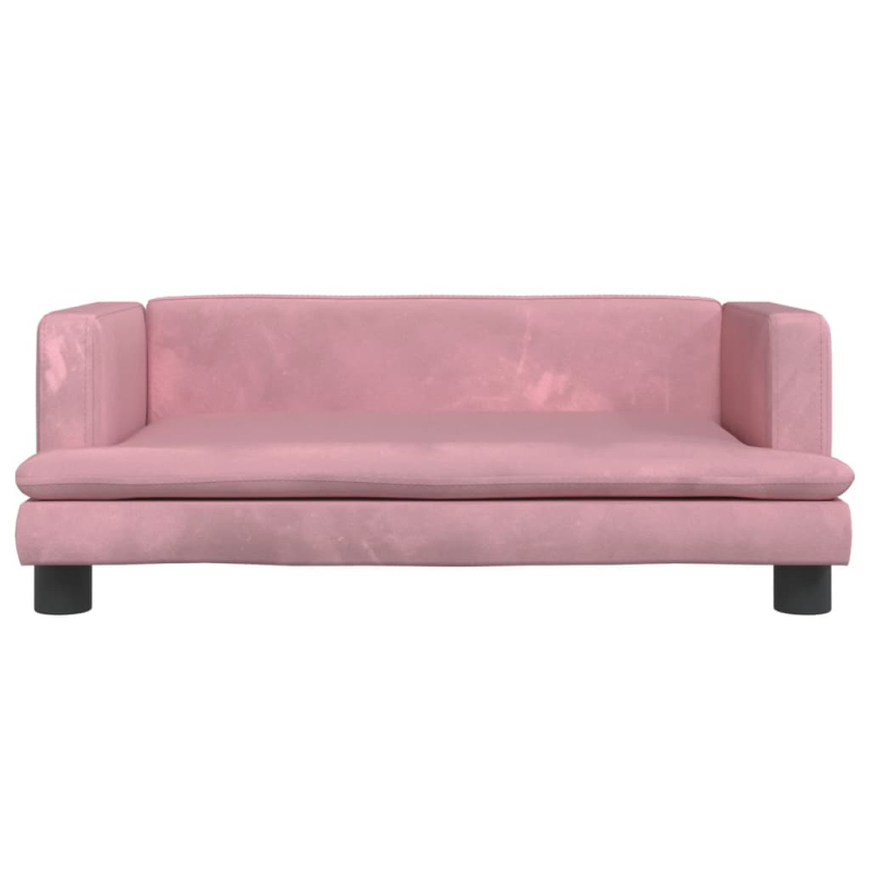 Kindersofa Rosa 80x45x30 cm Samt