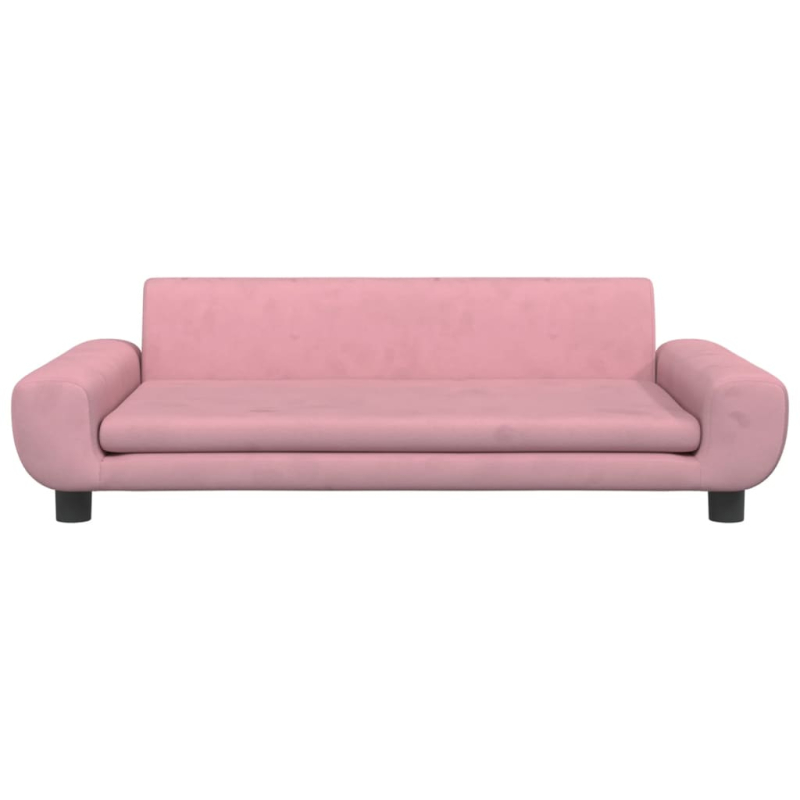 Kindersofa Rosa 100x54x33 cm Samt
