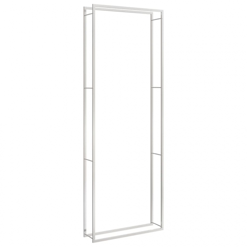 Brennholzregal 110x28x312 cm Edelstahl