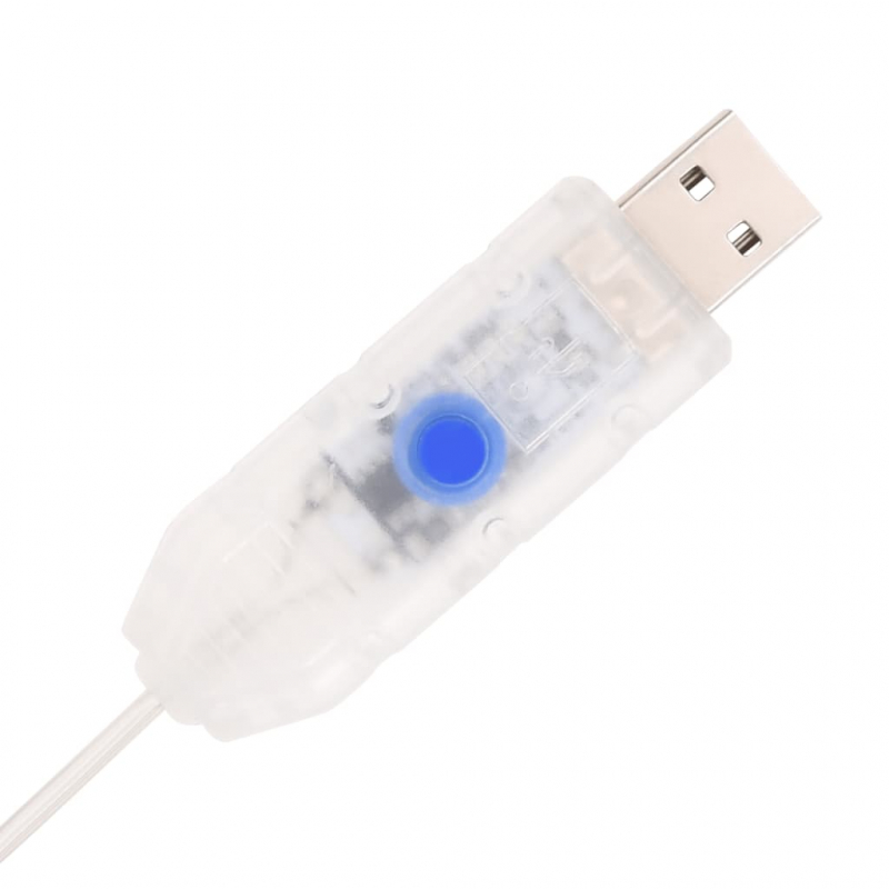 Pop-Up-Weihnachtsbaum Künstlich Beschneit 50 LEDs 120 cm