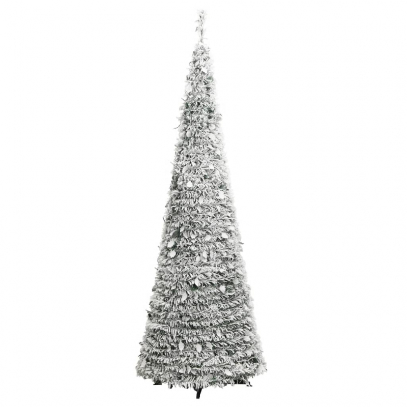 Pop-Up-Weihnachtsbaum Künstlich Beschneit 100 LEDs 150 cm